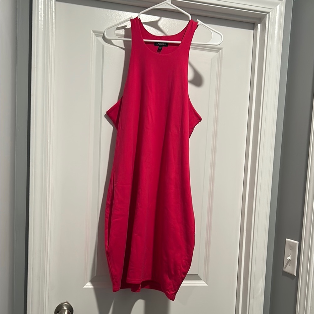 Express Women’s Pink Sleeveless Dress